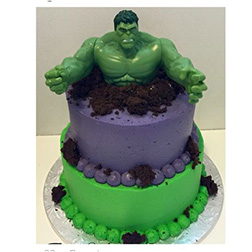 Out of the Rubble Hulk Cake