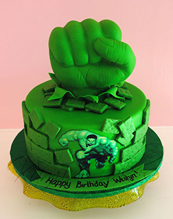 Hulk Fist Cake 2