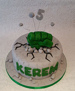 Hulk Fist Cake 3