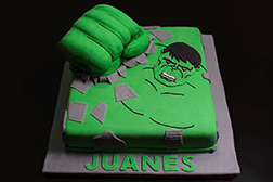 Hulk Fist Sheet Cake