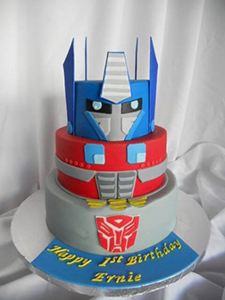 Autobot Tiered Cake