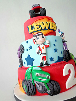 Blaze & The Monster Machines Cake 2