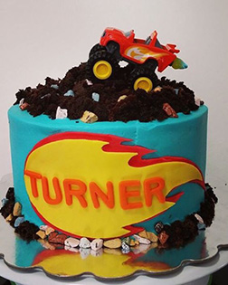 Blaze Dirt Mound Champion Cake