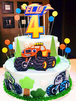 Blaze & The Monster Machines Cake 3