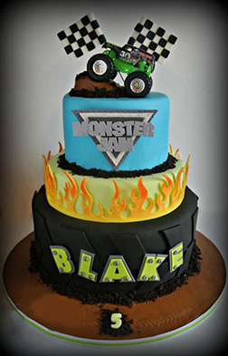 Monster Jam's Biggest Fan Cake