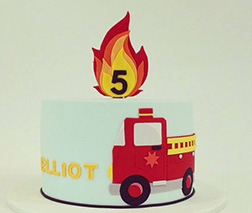 Fire Engine Cake