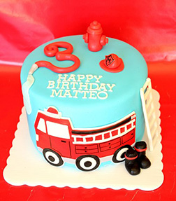 My Little Fireman Cake