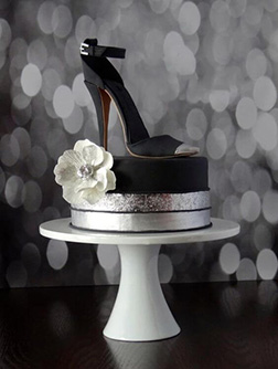 Little Black Shoe Cake