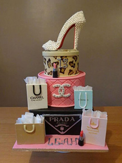 Shopaholic's Tiered Dream Cake