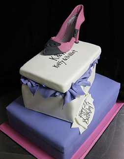 Stacked Shoe Box Cake 1