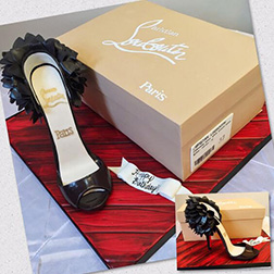 Christian Louboutin Stiletto Shoe Cake 3