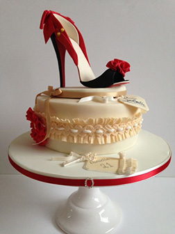 Christian Louboutin Stiletto Shoe Cake 2