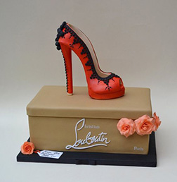 Christian Louboutin Stiletto Shoe Cake 1