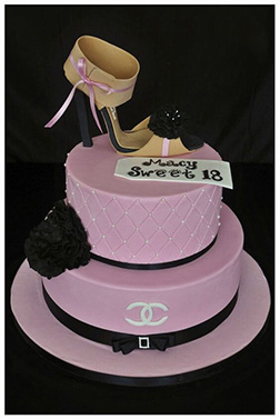 Chanel Shoe Cake 2