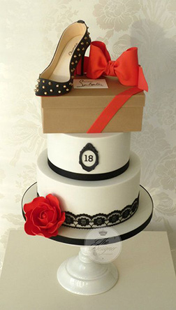 Louboutin Shoe Birthday Cake