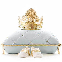 Royal Baby Shower Cake