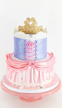 Tiara & Corset Cake