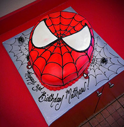 Spiderman Mask Cake 1