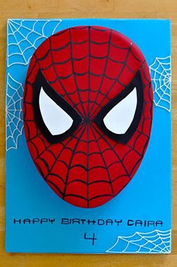 Spiderman Mask Cake 2