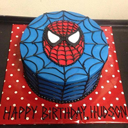 Spiderman Mask Cake 3