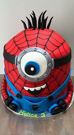 Spiderminion cake 2