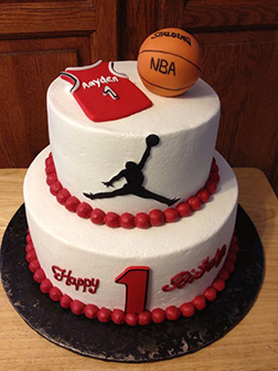 Jumpman Logo, Jersey & Ball Cake