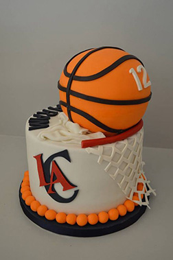 LA Clippers Basketball Cake