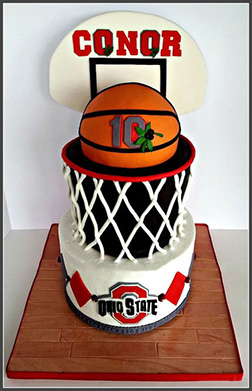 Ohio State Champion Cake