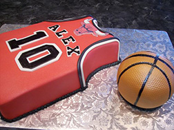 Personal Chicago Bulls Jersey Cake