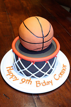 Basket and Ball Cake