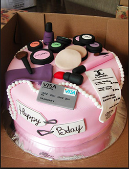 Shopping for Makeup Cake