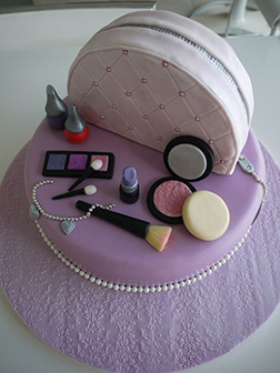 Vanity Case Cake 1