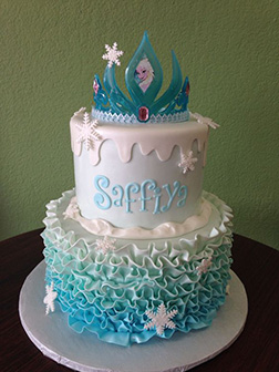 Snow Queen Elsa Cake 2