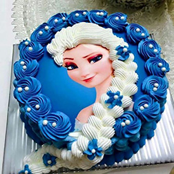 Queen Elsa Themed Cake 2