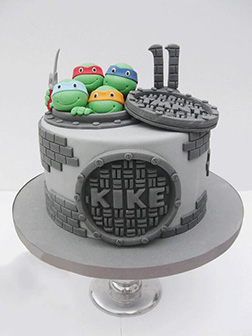 Underneath the City TMNT Cake