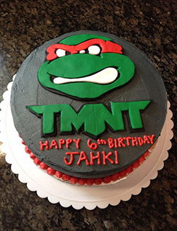 TMNT Logo Cake 1