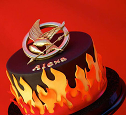 Catching Fire Cake