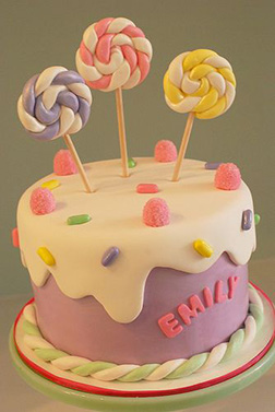 Lollipops & Jellybeans Cake