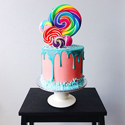 Swirly Lollipops Cake 1