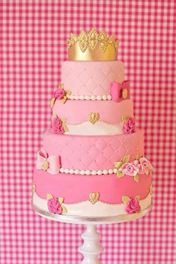 Princess Aurora Tiered Cake