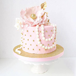 Petals & Pearls Cake