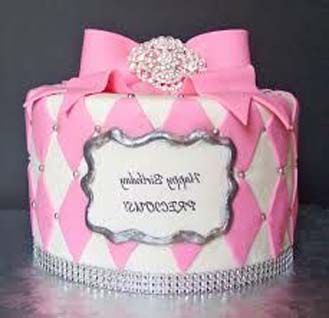 Bows and Bling  Cake 1