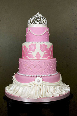 Pink Royalty Cake