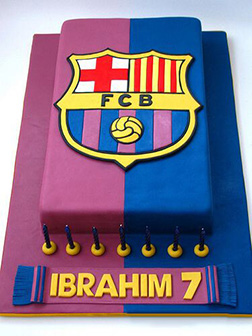 Barcelona Insignia Cake