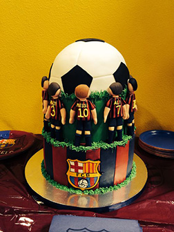 Barcelona Squad Cake