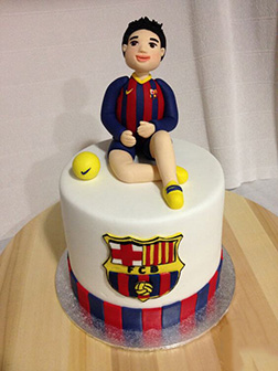 Seasoned Player Barcelona Cake