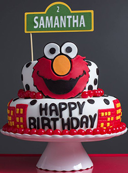 Elmo Tiered Cake 2