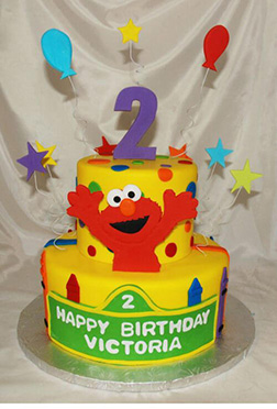Elmo Birthday Cake 1