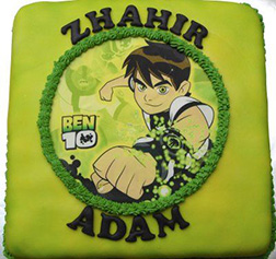 Ben 10 Powerup Cake 2