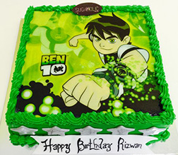 Ben 10 Power Up Cake 3